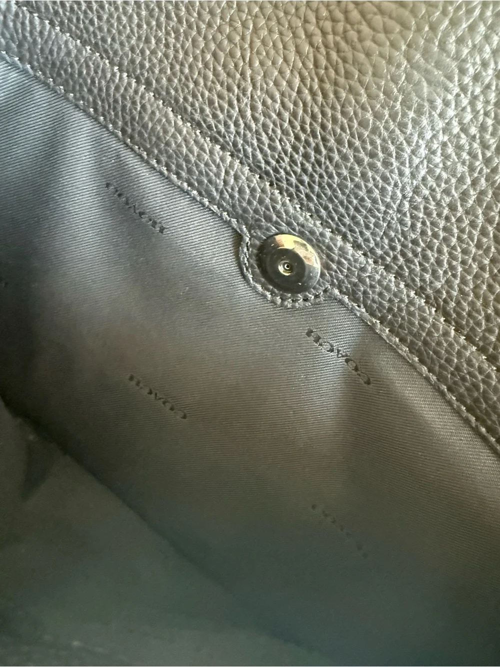 Coach Black Pebbled Leather Messenger